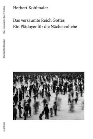 In Jesu Rede steht das Reich Gottes im Mittelpunkt, nicht aber in der gängigen kirchlichen Praxis. Wir beten zwar im Vaterunser „dein Reich komme“, doch das wird nicht als Aufforderung empfunden, selbst und jetzt dazu nach Kräften beizutragen. Die im Folgenden dargelegten Gedanken wollen dieses Versäumnis im Verständnis der Frohbotschaft und Perspektiven einer Verwirklichung des Liebesgebotes in unserer Gesellschaft sichtbar machen. In unserer Welt nehmen Gewaltanwendung und Rücksichtslosigkeit erschreckend zu. Die Zukunftsaussichten verdüstern sich. Hat uns Jesus nicht aufgefordert, dem Reich Gottes zuzustreben? Den Weg dorthin sollten Gottes- und Nächstenliebe weisen. Obwohl es im Mittelpunkt der Frohbotschaft steht, wurde verabsäumt, alles Bemühen dem Ziel einer zukünftigen Welt wahrer Menschlichkeit zu widmen. Auch die Glaubenspraxis der Kirchen konzentrierte sich auf andere und weniger bedeutsame Themen. Eine Neubesinnung ist notwendig. Unsere Aufgabe als Christen ist es heute, die Gefahren der Verrohung und den Wert eines von Liebe geprägten Zusammenlebens bewusst zu machen.