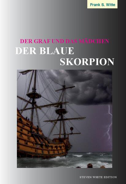 „Der blaue Skorpion gehört zur historischen Romanreihe „Der Graf und das Mädchen“ und spielt in den Jahren 1583/84. Dr. Frank Witte hat das Titelbild unter Anwendung von KI (Künstlicher Intelligenz) gezeichnet. Der Roman ist fiktional aber mit historischen Tatsachen hinterlegt. Er spielt in Teneriffa und Kuba.