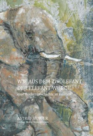 „Sechs mal Zwei und Vier mal Drei, dem Zwölefant war’s einerlei.” Ein Zwölefant, der mit Zahlen garnicht umgehen kann, wird durch einen rüpelhaften Rechenexperten in Gefahr gebracht. Wie gut, dass die Herdenmitglieder kommen und ihm helfen! Das Gedicht ist von ganzseitigen Elfantenillustrationen begleitet. Die Leporello-Bilderbücher aus dem Verlag Beim Storchennest sind auf einem hochwertigen, starken Offsetpapier aus einer regionalen Druckerei vervielfältigt und von Hand in der eigenen Werkstatt fertiggestellt.