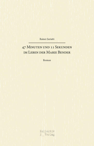 ACHTUNG - ACHTUNG - ACHTUNG: Amazon listet unsere Bücher stets als "nicht lieferbar". Das stimmt nicht: Wir verwehren uns gegen die falsche Behauptung des Großkonzerns. Das Buch hier erhalten Sie selbstverständlich in Österreich portofrei zugestellt, sofern Sie es bei uns im Verlag unter office@juriatti.net direkt bestellen. DANKE, DANKE, DANKE!!! (Da wir nicht wissen, wohin wir es sonst schreiben sollen: ACHTUNG: Für Buchhandlungen verrechnen wir ab 2023 den Betrag von 2,70 Euro Versandkosten bei Bestellungen unter 3 Stück!) 47 Minuten und 11 Sekunden im Leben der Marie Bender erzählt die Geschichte einer Drogensüchtigen, die den Weg aus ihrer Sucht nicht findet. Erzählt wird jedoch besonders die Situation der Eltern des jungen Mädchens (und Mutter), die als Co-Abhängige als verzweifelte Zuseher agieren müssen. Stimmen zum Buch, das hier in zweiter Auflage erscheint: Ein konzises, konsequentes Protokoll einer tragischen Existenz. (Georg Pichler, Die Presse) Vor allem junge Leser und Leserinnen ab 16 werden von der Lektüre in den Bann gezogen werden. (Cornelia Gstöttinger, biblio.at) Rainer Juriatti spricht klar, sehr klar. (Renton Marc, Amazon)