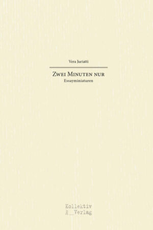 ACHTUNG - ACHTUNG - ACHTUNG: Amazon listet unsere Bücher stets als "nicht lieferbar". Das stimmt nicht: Wir verwehren uns gegen die falsche Behauptung des Großkonzerns. Das Buch hier erhalten Sie selbstverständlich in Österreich portofrei zugestellt, sofern Sie es bei uns im Verlag unter office@juriatti.net direkt bestellen. DANKE, DANKE, DANKE!!! (Und noch etwas, da wir nicht wissen, wohin wir es sonst schreiben sollen: ACHTUNG: Für Buchhandlungen verrechnen wir ab 2023 den Betrag von 2,70 Euro Versandkosten bei Bestellungen unter 3 Stück!) 24 Kurzessays, die nicht mehr als zwei Minuten Lesezeit in Anspruch nehmen. Das war das Ansinnen von Vera Juriatti, selbst fünffache Sternenkindmutter. Themen wie Trauer teilen, Namensgebung, Die lästige Patientin, aber auch Sexualität und Partnerschaft, Mutter sein, Großmutter sein, Geschwister sein - bilden den Kosmos der kurzen Aufsätze. "Ich weiß nicht, wie viel Schmerz ich verkraften kann. Ich weiß nicht, wie es sein wird, wenn wir ohne unser Baby nach Hause gehen. Ich weiß nicht, wieviele Tränen ich vergießen werde. Ich weiß nicht, was danach sein wird. Ich weiß nicht, wie ich das überleben soll."