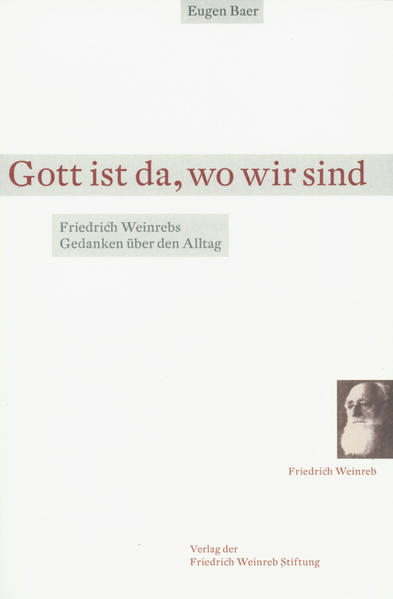 Als kundiger Führer im Werk Friedrich Weinrebs entwirft Eugen Baer in diesem Buch eine Art "Semiotik des Alltags", in der "jedes Ereignis seinen Doppelgänger, seinen verborgenen Sinn im Ewigen, hat". Damit stellt er dem Leser zugleich die Heilige Schrift ganz neu in persönlicher Gegenwart vor Augen: Begegnungen mit Gott im alltäglichen Hier und Jetzt.