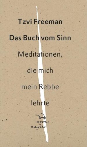 Das kleine Buch vom Sinn enthält kurze Meditationen, die Jahrtausende alte jüdische Weisheiten über die Sinnfrage in sich bergen und einen Weg in eine bessere Zukunft weisen.