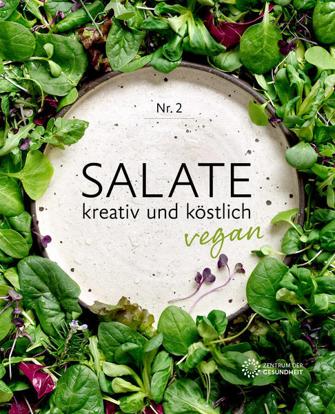 Salate - kreativ und köstlich Herzlich willkommen in der bunten Salate-Welt unseres ZDG-Kochstudios. Geniessen Sie mit unseren köstlichen Vitalkost-Rezepten eine ganz neue Art der Salatzubereitung. Denn Salate sind viel mehr als grüne Blätter! Wie wäre es mit einem Wurst-Käse-Salat – natürlich fettarm und rein pflanzlich? Oder mit einem Heringssalat – ganz ohne Hering, dafür gesund und nährstoffreich? Wenn Sie es lieber leicht und knackig mögen, servieren Sie ein Rote-Bete-Carpaccio mit Avocado oder einen Fenchelsalat mit Orangen und Mandeln. Anhänger exotischer Genüsse werden unseren Mangosalat lieben, und wer Salate zu seiner Hauptmahlzeit machen möchte, greift zum sättigenden Ratatouille-Pasta-Salat mit Rucola. Wenn Ihnen hingegen warme Mahlzeiten lieber sind, empfehlen wir unsere Rubrik «Salate aus Ofen und Pfanne». Natürlich passen alle unsere Salate in die basenüberschüssige, zuckerfreie Vollwertküche, bestehen ausnahmslos aus hochwertigen Zutaten und sind grösstenteils glutenfrei. Auf über 100 Seiten präsentieren wir Ihnen 39 Salate-Rezepte und als Extra für noch mehr Variationsmöglichkeiten weitere 8 Dressing-Rezepte und 7 Topping-Ideen.