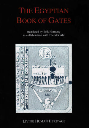 The Egyptian Book of Gates Translated into English by Erik Hornung in collaboration with Theodor Abt The Egyptian Book of Gates is the second large Pharaonic Book of the Afterlife after The Egyptian Amduat. The revised English translation is based on the German edition, edited by Erik Hornung. The hieroglyphs and transcriptions are given on the basis of a collation of the extant texts found in different tombs. The main illustrations of the text come from the sarcophagus of Seti I. The 100 scenes of the Book of Gates are furthermore represented with one or more colored illustrations, originating from different sources. With an Introduction by Theodor Abt. Contains Bibliography and Index.