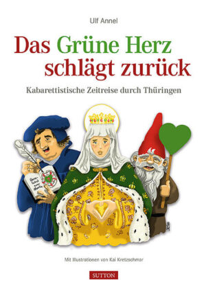 222- mal hat der bekannte „Arhce“- Kabarettist Ulf Annel sich Gedanken über sein Heimatland gemacht – spöttisch, nachdenklich, oft mit Bezug zu aktuellen Ereignissen. Herausgekommen ist dabei eine ebenso rasante wie unterhaltsame historische Entdeckungsreise von den steinzeitlichen Ur- Thüringern über die Reformation bis hin zum Ende der Thüringer Kleinstaaterei 1918 – mit spitzem Stift bebildert vom Gothaer Illustrator Kai Kretzschmar.