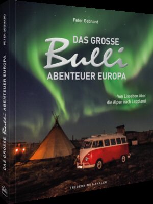 Europa mit dem Auto Mit dem T1-Oldtimer quer durch Europa. 25.000 Kilometer Bulli-Abenteuer auf den Spuren der Seele Europas. Lindau, Lissabon, Lappland: Diese Strecke liest sich eher nach Flugreise, denn nach VW-Bus-Roadtrip. Nichtsdestotrotz hat sich Fotoreporter Peter Gebhard mit seinem Bulli »Erwin« auf die Reise gemacht. Dass man mit 44 PS keine großen Strecken am Tag zurücklegt, versteht sich dabei von selbst. Doch gerade im langsamen Reisen liegt hier die Kunst, verbirgt sich das Abenteuer, verstecken sich die spannenden Begegnungen. Ein einzigartiger Roadtrip durch Europa festgehalten in einem faszinierenden Bildband Mit dem VW-Bulli die Vielfalt unseres Kontinents erleben Slow travel mit DEM Kult-Fahrzeug