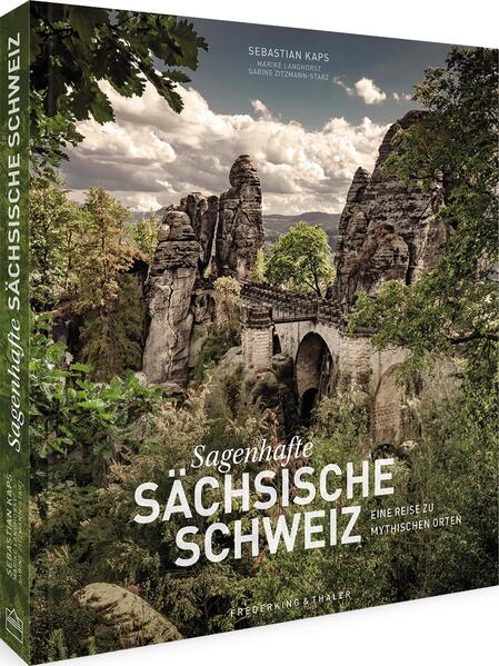 Ein prächtiger Bildband, der die mystische Landschaft der Sächsischen Schweiz und des märchenhaften Elbsandsteingebirges sagenhaft in Szene setzt. Tiefe Schluchten, wilde Wälder und bizarre Felsen, die aus dem Nebelmeer ragen: Das Elbsandsteingebirge schlägt seit jeher Künstler und Literaten in seinen Bann. Unzählige Geschichten und Legenden erzählen von längst vergangenen Zeiten, als noch Ritter und Hexen auf Bastei und Königstein ihr Unwesen trieben. Die ausdrucksstarken Bilder von Sebastian Kaps beflügeln die Fantasie und setzen der sagenumwobenen Region im Osten Deutschlands ein außergewöhnliches Denkmal. Tauchen Sie ein in die mystische Welt der Sächsischen Schweiz und entdecken Sie die mythischen Orte, die die Region zu bieten hat. Die Landschaft, geprägt von bizarren Felsen und tiefen Tälern, hat schon immer die Fantasie der Menschen beflügelt und zahlreiche Legenden und Geschichten hervorgebracht. Besuchen Sie den "Teufelsturm" auf dem Lilienstein und hören Sie die Geschichten von Hexen und Teufeln, die sich dort einst getroffen haben sollen. Entdecken Sie den "Kaiserkrone" Felsen und lauschen Sie den Legenden um Kaiser Friedrich Barbarossa, der dort angeblich einen Schatz versteckt haben soll. Oder wandern Sie zum "Großen Zschand", einem mysteriösen Waldgebiet, in dem angeblich Geister und Kobolde ihr Unwesen treiben. Die Sächsische Schweiz bietet aber nicht nur mythische Orte, sondern auch eine atemberaubende Naturkulisse, die zum Wandern und Erholen einlädt. Lassen Sie sich von diesem Bildband zu Ihrer nächsten Reise in die Region inspirieren oder lernen Sie Ihre Heimat neu kennen: Verwunschene Wälder und fantastische Felsformationen erwarten Sie. Mit praktischen Reiseinformationen zur eigenen Erkundung der Schauplätze Mit Zitaten aus Volksmärchen, Sagen und Mythen Ausdrucksstarke, stimmungsvolle Fotografie