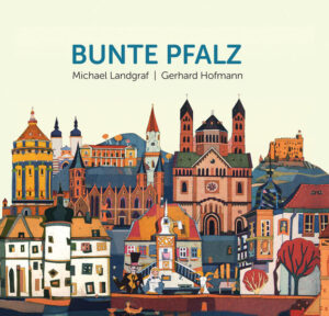 Die Pfalz ist bunt – so sehen dies der Künstler Gerhard Hofmann und der Autor Michael Landgraf. Mehr als 30 Druckgrafiken von Orten und Landschaften der Pfalz, der Kurpfalz rechts des Rheins und der Saarpfalz bilden den Ausgangspunkt einer spannenden Entdeckungsreise. Bilder und Texte schärfen den Blick für das Detail in der Geschichte und der Gegenwart, für Symbole und Gebäude. So bietet der Bildband für Liebhaber der Region zwischen Heidelberg und Zweibrücken überraschende Einblicke und einen etwas anderen Reiseführer durch die bunte Pfalz.