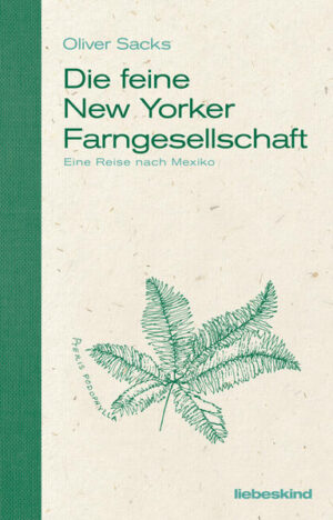 Seit Oliver Sacks als Kind im Fossiliengarten des Londoner Natural History Museum riesige Schachtelhalme bestaunte, ist er ein großer Liebhaber von Farnen aller Art. In den frühen Neunzigerjahren entdeckt er bei einem Spaziergang in New York einen Aushang, auf dem ein Treffen der Amerikanischen Farngesellschaft angekündigt wird. Neugierig geworden, nimmt Sacks daran teil. Die bunt zusammengewürfelten Mitglieder des Klubs, dessen Wurzeln bis ins 19. Jahrhundert reichen, haben etwas seltsam Altmodisches, Verschrobenes an sich, doch ihr naiver Enthusiasmus ist ansteckend. Hier geht es nicht um Ruhm und Ehre, sondern um Abenteuerlust und Entdeckergeist. Um seiner Passion zu frönen (und dem kalten New Yorker Winter zu entkommen), schließt Sacks sich einer Exkursion der Farngesellschaft nach Südmexiko an. Es wird eine Reise, die seine Vorstellung davon verändert, was es bedeutet, ein Mensch zu sein.