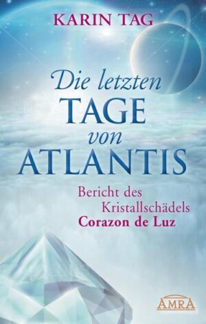 Zur Mahnung an die Menschen, damit sie die Zukunft besser gestalten.' Corazon de Luz Wie und warum ging Atlantis unter? Was hat die Atlanter im Herzen bewegt? In intensiver medialer Arbeit mit dem Kristallschädel Corazon de Luz entstand eine berührende und spannende Erzählung, die neue Einblicke gibt in Kultur und Leben der Atlanter, Elfen, Menschen und sogar der Zwerge zurzeit der atlantischen Hochkultur. Dieses Buch berührt durch seine bildhafte Darstellung einer Welt, die enger mit jedem Einzelnen von uns verbunden ist, als die meisten Menschen bisher ahnen. KARIN TAG, Buchautorin und Dozentin, ist Gründerin des Council of World Elders, der die besten Repräsentanten nativer Völker vereint, die ihr traditionelles Wissen für den Weltfrieden und die Heilung unseres Planeten einsetzen. 2009 etablierte sie ein Museum für Kulturkunst und erhält dafür seitdem wertvolle Exponate aus verschiedenen ethnischen Volksgruppen.