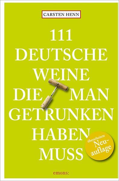 Deutschlands Weinwelt ist grandios - und grandios unübersichtlich. Dieses Buch offenbart Ihnen 111 echte Perlen. Aus allen deutschen Weinregionen hat Carsten Henn Erstaunliches zusammengetragen: seltene, verrücke, mutige, knallharte, ökologische Weine oder Preis/Genuss-Champs. Henn stellt sie alle vor, zum Beispiel den Pinot-Grigio-Killer aus Baden, den archäologischen Wein aus der Pfalz, den deutschen Österreicher, den Wein, der noch gar kein Wein ist, den Ahrtaler Ureinwohner oder Deutschlands besten Literwein. Preislich bewegen sich die Weine zwischen 5 und 25 Euro. Und jeder Tropfen ist sein Geld absolut wert.