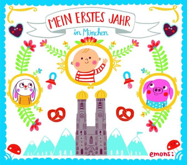 »Mein erstes Jahr« ist eine ansprechend gestaltete Album-Reihe, die alle Eltern und ihr Baby fröhlich durch das erste Jahr begleitet. Von der Geburt bis zum ersten Geburtstag laden die unterschiedlich illustrierten Seiten dazu ein, die ganz persönlichen Entwicklungen der kleinen Kölner und Münchner kreativ festzuhalten und mit Fotos zu dokumentieren. Von »Mein erstes Weihnachtsfest« über »Mein erster Zoo-Besuch« oder »Mein erster Brei« bis zu einer Größentabelle ist alles dabei - jeweils mit regionalem Bezug. Die witzigen Illustrationen mit Herz und die Möglichkeit zur eigenen Mitgestaltung machen das Album zu einem individuellen Erinnerungsstück.