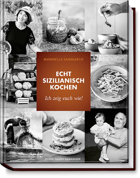 Antipasti, Primi, Secondi e Dolci Siziliens Zauber präsentiert sich dem Besucher in einer Kulisse jahrtausendealter Städte, in smaragdblauen Buchten und in einer Küchenkultur, die so vielseitig wie einzigartig ist. Araber, Nordafrikaner, Griechen, Franzosen und Italiener haben in der abwechslungsreichen Historie ihre kulinarischen Spuren hinterlassen. So entwickelte sich aus der einst einfachen Land­­arbeiterküche eine spannende und abwechslungsreiche medi­terrane Spezialitätenküche. Marinella Sammarco wurden die Geheimnisse der sizi­lia­­nischen Küche mit in die Wiege gelegt: Die bekannte Köchin ist in Piazza Armerina mitten im Herzen von Sizilien geboren. Schon früh wollte sie mit dem Großvater aufs Feld und Oma Maria dabei zusehen, was man aus eigenen Oliven, Tomaten, Auberginen, Artischocken, Feigen, Pistazien sowie frischen Kräutern zusammen mit Olivenöl, Fisch, Meeresfrüchten und Fleisch vom Markt zubereiten kann. Marinella, heute Spitzen­köchin mit Restaurant in Stuttgart, hat sich diese Traditionen fest bewahrt, ohne sich aber dem Zeitgeist der modernen sizilianischen Küche zu verschließen. So kombiniert sie beides mit Leidenschaft, Leichtigkeit und Intuition, ob aromatische sizilianische Pasta-Gerichte, raffinierte Secondi piatti oder die unwiderstehlichen sizilianischen Dolci. Auch in Sachen Gastfreundschaft bleibt sie ganz ihren sizilianischen Wurzeln treu: Kochen muss gut vorzubereiten und immer noch einfach genug sein, damit viel Zeit für Familie und Gäste bleibt.