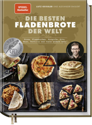 Das neue Lutz Geißler Buch: Flache Brote und kulinarischen Höhen! Wie lange ist es her, dass Sie Ihre letzte wirklich perfekte Pizza genießen konnten? Die nächste sollte jetzt auf jeden Fall in erreichbare Nähe gerückt sein. Mit diesem Buch werden Sie endlich die beste Pizza Ihres Lebens selbst zaubern, und zwar zu Hause. Mit präzisen Rezepten, kleinen Kniffen und diesem Buch gelingt das nämlich auch im heimischen Ofen. Und denken Sie erst an Focaccia, Flammkuchen, Pita, Dönertaschen, Lángos, Tortillas, Naan Brot, Injeera, Dinnete oder Knäckebrot! Solche selbstgebackenen Delikatessen im eigenen Ofen oder auf dem häuslichen Herd sind keine Frage des Könnens, sondern eine Frage des Wissens. Dieses Brotbackbuch zeigt, wie es geht. Doch nicht nur das: Vielfältige Zubereitungsideen für Pizzabeläge, Fladenbrotfüllungen und würzige Beilagen runden die Rezeptwelt aus Backen und Kochen ab. Die Fladenbrot- und Pizzarezepte sind so einfach wie möglich gehalten und dank vieler Schritt-für-Schritt-Fotoanleitungen auch für Einsteiger umsetzbar. Zeitpläne, Tipps und viele Varianten erleichtern dem Leser das authentische Nachbacken im Alltag. Lutz Geißler, bekannt von seinem Blog Plötzblog, und Alexander Englert nehmen Sie mit auf eine Reise durch die Welt der flachen Brote und ihrer besten Rezepte - gefüllt, belegt oder überbacken. Brot selber backen war noch nie so einfach.