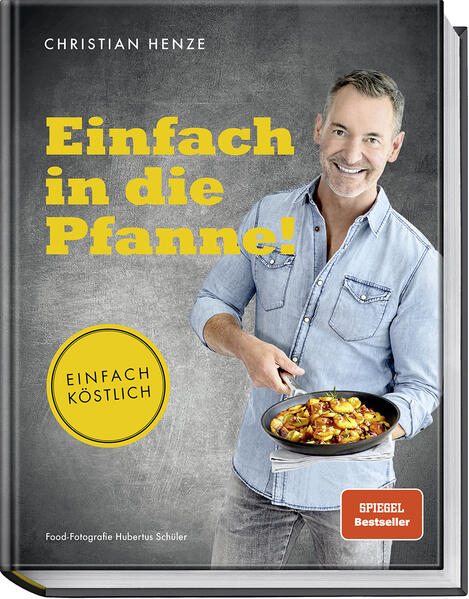 Schnelle Pfannengerichte mit Röstaromen, die glücklich machen! Auch nach Jahrzehnten in der Profigastronomie liebt es der Allgäuer Starkoch Christian Henze noch, täglich selbst zu Hause zu kochen. Sein erster Griff, so verrät er, geht dabei immer zur Pfanne. „Nichts ist einfacher, nichts ist schneller und nichts schmeckt mir besser“, sagt Genussmensch Christian Henze. Die Zubereitung in der Pfanne ist dabei für ihn der Inbegriff von Röstaromen und unbegrenzter Abwechslung ohne Stress. In seinem neuesten Kochbuch zeigt der Bestsellerautor eine Auswahl an großartigen neuen, zeitgemäßen und schnellen Gerichten, für die man nicht mehr benötigt als eine einzige beschichtete Pfanne - und manchmal einen Deckel. One Pan geht über den erfolgreichen One-Pot-Trend hinaus, denn die Gerichte gelingen in der Pfanne einfach noch besser. Lust auf Gnocchi-Pfanne mit Chorizo und Gorgonzola, knusprige Gemüsepuffer mit Aprikosen-Feta-Topping, Pfannenpizza 2.0 mit Trüffeldip, Linsen-Kokos-Curry mit Lachs, Shakshuka mit Speck und Bergkäse, Leberkäs-Sensation mit Knusperzwiebeln und Senfsauce, karamellisierte Honigkarotten mit Quinoa und Pistazien oder Kaiserschmarren mit karamellisiertem Apfel? Gerade die Liebhaber einfacher, schneller Rezepte, die richtig glücklich und zufrieden machen, kommen mit diesem Buch voll auf ihre Kosten. Einfach pfanntastisch Unglaublich, was man in einer einfachen beschichteten Pfanne alles zubereiten kann!