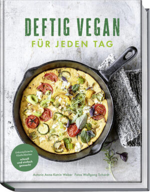 Köstlich und kreativ, genussvoll und gesund! Wer kennt das nicht: Die Zeit ist knapp, die Lust auf ein richtig leckeres Essen dagegen sehr groß. Anne-Katrin Weber, renommierte Kochbuchautorin, Foodstylistin und Liebhaberin von allem, was grün ist und gut schmeckt, widmet sich seit vielen Jahren leidenschaftlich der vegetarischen und veganen Küche. In diesem Kochbuch zeigt sie, wie in maximal 30 Minuten ein richtig gutes Gericht auf dem Tisch steht. Dabei ist es der Ernährungswissenschaftlerin sehr wichtig, dass sich gesunde und schnelle Gerichte nicht ausschließen. Die Autorin hat sich mit gelingsicheren, unkomplizierten, kreativen Rezepten einen Namen gemacht. Sie legt größten Wert darauf, dass auch vegane Quick-and-easy-Gerichte köstlich schmecken und rundum satt und zufrieden machen. Den Auftakt bilden knusprige Gerichte aus der Pfanne und herzhafte Suppen. Nudeln - wer liebt sie nicht - widmet die Autorin ein eigenes Kapitel, außerdem gibt es Sattmacher-Salate, Raffiniertes aus dem Topf und heiß geliebte Ofengerichte. Ein paar Kostproben vorab: spicy Gurken-Erdnuss-Salat mit Tofuhack, scharfer Bohneneintopf mit Harissa-Mayonnaise, One-Pot-Pasta mit Kichererbsensugo, Räuchertofu-Buletten mit Rahm-Gurken salat, Buchweizenrisotto mit gebratenem Kürbis und Birne oder Polentapizza mit Tomaten und Artischocken. So schmeckt moderne vegane Wohlfühlküche! Anne-Katrin Weber gelingt, was alle wollen: eine raffinierte, moderne pflanzenbasierte Küche, die auch jedem Fleischesser schmeckt!