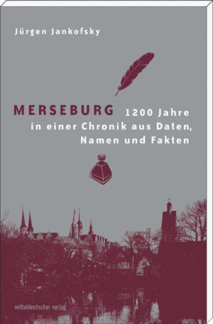 In Ergänzung zu seinem Kompendium zu Merseburger Persönlichkeiten legt Jürgen Jankofsky nun eine Chronik der 1.200 Jahre alten Stadt vor. Mit Hilfe von Daten, Gesichtern und Fakten wird die große Historie dieser bedeutenden mitteldeutschen Kaiserstadt greifbar.