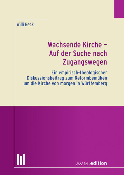 Im Kontext EKD-weiter Reformprozesse reflektiert und kommentiert die Forschungsarbeit das Reformbemühen insbesondere in Württemberg. Auf dem Weg zu einer zukunftsfähigen Kirchengestalt sucht sie nach konkreten Ansätzen für die Kirchengemeinde vor Ort. Die Mehrthemen-Studie ruft u.a. Einstellungen zur kirchlichen Arbeit als solcher und zu christlichem Glauben und Leben ab sowie Erfahrungen mit Gottesdienst und Kirche, Erwartungen, Bedürfnis- und Interessenlagen. Ausgehend vom Gottesdienst ergründet die Forschung die Chancen gottesdienstkultureller Ausdifferenzierung durch alternative Gottesdienste. Sie erschließt Wachstumspotenziale in der ehrenamtlichen Mitarbeit, in vielfältigen Kleingruppen, religiöser Erwachsenenbildung, kirchlicher Seelsorge und in neuen Gemeindeformen. Was sagen evangelische, katholische und freikirchliche Mitglieder, was Konfessionsfreie? Was sagen verschiedene Altersgruppen, kirchlich Unverbundene oder Hochverbundene, was Engagierte? Wie denken Männer und Frauen? Die Ergebnisse aus 628 Interviews lassen kontrovers diskutierte Fragestellungen in einem anderen Licht erscheinen, geben differenzierte Antworten und Handlungsansätze. Sie machen Lust auf eine vielfältig konzentrierte Gemeindearbeit. Kirche kann wachsen. In the context of the current reform process of the Evangelical Church in Germany (EKD), this research work reflects and comments on the reform effort, with particular focus on Württemberg. It seeks concrete approaches for regional congregations en route to a sustainable social structure for the Church. The study, which covers a multitude of strands, examines attitudes towards Western Christian culture and value orientation, towards the work of the Church and towards Christian beliefs and lives as well as towards experiences with services and the Church, expectations, requirements and interests. Taking the church service as a starting point, the research looks into the opportunities for differentiation of service in cultural terms through alternative kinds of service, and deduces the potential for growth in voluntary work, small group diversity, religious adult education, church pastoral care, life counselling, and new kinds of congregation. What do evangelical, catholic and free-church members have to say? How about non-denominational members? What do different age groups think? And what about those who attend services or work for the Church in a voluntary capacity? How do the male and female perspectives differ? The results of the missiological study, taken from 628 interviews, lead to controversial, debated issues being seen in a different light, and provide differentiated answers and approaches for action. They create an interest in congregational work with diverse areas of focus. The Church can grow.