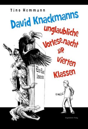 Die von allen Schülern der Gesamtschule Neustadt 'General Napoleon' genannte Schuldirektorin Frau Napollon legt fest, dass David im ansonsten stets fest verschlossenen und geheimnisvollen Schulkeller ganz allein die Vorlesenacht der vierten Klassen durchzuführen hat. Da sich ansonsten seine Noten merklich verschlechtern würden, muss er die zehn ihm anvertrauten Viertklässler am folgenden Morgen glücklich und vor allem lebendig wieder zurückgeben. Erst als die Kinder am Abend der besagten Nacht im Kellergewölbe gefangen sind, erfahren sie, was diese hundertste Lesenacht der vierten Klassen tatsächlich bedeutet. David und die Viertklässler müssen zehn unheimlich schwere und viele weitere Rätsel lösen! Erst dann wird das bösartige, verrückte und eingebildete Schulhaus sein Gelübde tilgen und sowohl Davids Gruppe als auch die seit hundert Jahren in einem Ölgemälde gefangene Gruppe der allerersten Lesenacht endgültig freilassen! Nehmt mit David Knackmann und den Viertklässlern an einer fantastischen und unglaublich spannenden Vorlesenacht teil. Ihr werdet euer Schulhaus zukünftig mit ganz anderen Augen sehen!