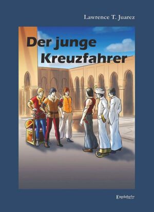 In dem Abenteuerroman 'Der junge Kreuzfahrer' legt Lawrence T. Juarez ähnlich wie in dem Werk 'Der Piratenlehrling' einen ost-westlichen Diwan vor, der diesmal vor der gewaltigen Kulisse des hohen Mittelalters spielt und die Erzählung von Cordoba bis Peking sowie von Palermo bis zur Mark Brandenburg und des östlich von ihr entstehenden Staates des Deutschen Ordens spinnt. Der in Koblenz aufgewachsene, achtzehnjährige Konrad begibt sich 1226 in den diplomatischen Dienst des Kaisers Friedrich auf Sizilien, dem Stupor Mundi. Er soll in Kairo den unblutigen, fünften Kreuzzug vorbereiten und trifft dabei auf den gleichaltrigen Raschid, der kurz zuvor mit seiner Familie von Cordoba nach Ägypten geflohen ist. Aufgrund ihrer Verdienste bei diesem bemerkenswertesten aller Kreuzzüge werden sie mit ihren Freunden und Brüdern für Verhandlungen mit dem Kalifen nach Bagdad und von dort weiter nach Karakorum und Peking geschickt, wo der mongolisch-chinesische Krieg seinem Höhepunkt zustrebt. Auf der Rückreise geraten sie in die blutigen Auseinandersetzungen der Rajdputen mit dem jungen Sultanat von Delhi. Raschid stellt sich anschließend für den Endkampf von Cordoba gegen die spanische Reconquista zur Verfügung, während Konrad für Friedrich bei den Auseinandersetzungen mit dem Lateran und den Reichsfürsten vermittelt. Das Schicksal führt sie jedoch unerwartet in Granada wieder zusammen.