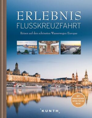 Schiff ahoi, Europa voraus! Unser Kontinent wird durchzogen von großen und kleinen Wasserstraßen. Warum also auf der Autobahn reisen, wenn man doch gemütlich auf der Donau an Passau, Wien und Bratislava vorbeischippern kann? Vom Rhein aus winken etwa Basel, Strasbourg und Köln und die iberische Halbinsel kann man auf dem Duoro durchqueren. Bei einer Flusskreuzfahrt lernt man nicht nur die großen und kleinen Städte von einer ungewohnten Perspektive kennen, sondern streift auch faszinierende Flusslandschaften. Einfach ins Blaue hinausfahren – Ganz beschaulich und entspannt … + Die beliebtesten Flusskreuzfahrten Europas + Mit tollen Fotografien illustriert + Mit Karten zur Orientierung