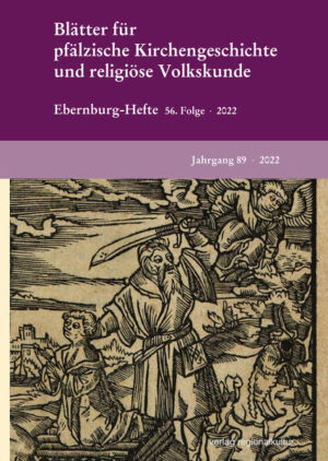 Der vorliegende Band der Blätter für Pfälzische Kirchengeschichte enthält Beiträge über mittelalterliche und reformatorische Themen mit Schwerpunkt auf den radikalen Denkern des 16. Jahrhunderts, dazu Beiträge zur Geschichte des 19. und 20. Jahrhunderts, insbesondere zur der Zeit zwischen „Drittem Reich“ und Wiederaufbau, dazu Werkstattberichte zum projektierten Pfälzischen Pfarrpersonenbuch und Buchbesprechungen. Die Ebernburg-Hefte behandeln den beachtlichen Beitrag des Luthertums zur Theater- und Literaturgeschichte im 16. und 17. Jahrhundert.