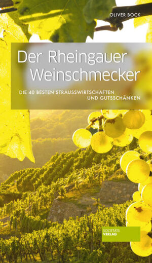 Der „Rheingauer Weinschmecker“ ist wieder da! Bereits in der 9. Auflage erscheint dieser Klassiker zum Rheingauer Wein, der wie immer zuverlässig und in bewährter Qualität über die besten Straußwirtschaften im Rheingau informiert. Oliver Bock hat alle Gutsschänken selbst getestet und die besten versammelt. Auch Kenner werden in der aktuellen Neuauflage seines Buchs wieder Tipps zu Wirtschaften und Weinen finden, die sie bisher noch nicht beachtet haben. Begeben Sie sich auf Entdeckungsreise in eine auch landschaftlich besonders schöne Region und entdecken Sie Adressen, die aufgrund ihrer hervorragenden Weinqualität und ihrem herausragenden Ambiente einen Abstecher lohnen. Weinqualität, Ambiente und Speisen werden hier ebenso bewertet wie das Preis-Leistungs-Verhältnis. Entstanden ist so ein unerlässlicher Weinbegleiter mit ausführlichem Service-Teil, der Adressen, Öffnungszeiten, Anfahrtswege und Internet-Informationen für Sie bereithält. Frei nach dem Motto: Das Leben ist zu kurz, um schlechten Wein zu trinken!