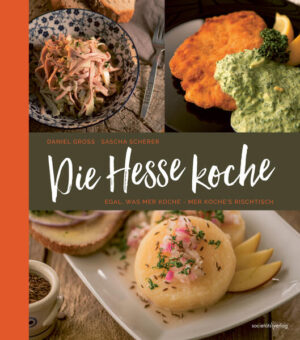 Die Hesse koche, und zwar rischtisch! Daniel Groß und Sascha Scherer sind ausgebildete Köche und Gastronomen, wobei Letzterer seine Leidenschaft fürs Fotografieren mit den Themen Essen und Trinken eindrucksvoll verknüpft. Beide sind Hessen mit Leib und Seele. So lag es nahe, ein Rezeptbuch zu Frankfurt/Rhein-Main und ganz Hessen zu konzipieren, das die Besonderheiten der regionalen hessischen Küche mit der Weltoffenheit der Großstadt Frankfurt und des gesamten Landstrichs zwischen Uppland, Odenwald, Rheingau und Rhön verbindet. Die beiden widmen sich der ganzen Bandbreite der Kulinarik in Hessen, haben jede Menge lebendige Varianten einst vergessener Rezepte im Gepäck oder kombinieren Klassiker mit neuen, internationalen Ingredienzien - stets auf der Suche nach Versionen mit Pfiff. Ein Koch- und Rezeptbuch wie das Land selbst - prickelnd und voller Überraschungen! Das Buch erscheint als aufwendig fotografierter Bild- und Textband im großen Hardcover-Format, belastungsfähig für den täglichen Gebrauch.