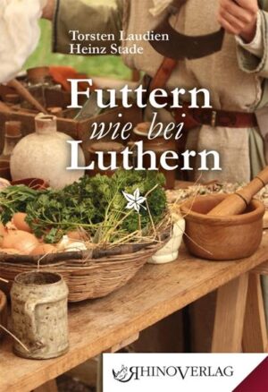 Der Frage, wie sich Martin Luther und seine Zeitgenossen ernährten, als es z. B. noch keine Tomaten, Kartoffeln, Paprika, Bananen oder Kulturerdbeeren gab, geht das Buch nach. Informationen zu seiner Biographie und den gesellschaftlichen Ereignissen werden mit einem Blick in die Küchen und auf die Tafeln verknüpft. Die Lutherin Katharina hat bekanntermaßen einen üppigen Haushalt mit Bierbrauen, Gemüseanbau und Tierhaltung organisiert. Was sie daraus zubereitet hat, erzählt u.a. das Buch. Das Buch ist erschienen in der inzwischen 53-bändigen Rhino Westentaschen-Bibliothek. Die „Kleinen Rhinos“ sind kleine, feine Geschenkbücher mit einem breiten Themenspektrum und vermitteln prägnante, kurzweilige und anschaulich bebilderte In-formationen. Dazu gehören wichtige Ratgeber-Themen wie Gesundheit und Essen aber auch Themen mit unterhaltend-informativem Charakter und regionale Themen mit überregionaler Ausstrahlung.