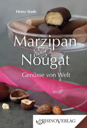 Marzipan & Nougat - was für Genüsse von Welt! So, wie das Marzipan für die über 875 Jahre alte Hanse- und Weltkulturerbestadt Lübeck als heimliches Wahrzeichen steht, so redet man im thüringischen Schmalkalden gern vom „Wunder in Nougat“. In beiden auch touristisch attraktiven Städten war Heinz Stade auf „süßer Spurensuche“. Die geografisch bis in den Orient führende, zeitlich bis in die Antike reichende Historie von Marzipan & Nougat führte zu einer wahrhaft köstlichen Entdeckungstour. Rezepte inklusive. Das Buch ist der Band 77 aus der inzwischen fast 85-bändigen Rhino Westentaschen-Bibliothek. Die „Kleinen Rhinos“ sind kleine, feine Geschenkbücher mit einem breiten Themenspektrum und vermitteln prägnante, kurzweilige und anschaulich bebilderte Informationen. Dazu zählen Ratgeberbücher aus dem Bereich Gesundheit und Essen, aber auch Bücher mit unterhaltend-informativem Charakter oder regionalen Themengebieten mit über-regionaler Ausstrahlung sowie der Regionalgeschichte.