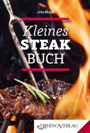 Ein saftiges, frisch gegrilltes Steak ist ein ganz besonderer Genuss für alle Grillfans. Die wesent-liche Zutat, ist dabei das Fleisch selbst. Die Auswahl des Fleischstückes, kombiniert mit der dazu passenden Art der Zubereitung, entscheidet über das Gelingen und definiert die Qualität des gesamten Gerichtes. In diesem Buch werden die wichtigsten Steakzuschnitte, die sogenannten Cuts, erklärt. Die nach Teilstücken geordnete Übersicht bringt Klarheit in den Dschungel der verschiedenen Bezeichnungen. Auf die Zubereitung wird in einem separaten Kapitel eingegangen und es werden die Grundlagen des temperaturgesteuerten Grillens im geschlossenen Grill beleuchtet. Das Buch ist der Band 78 aus der inzwischen fast 85-bändigen Rhino Westentaschen-Bibliothek. Die „Kleinen Rhinos“ sind kleine, feine Geschenkbücher mit einem breiten Themenspektrum und vermitteln prägnante, kurzweilige und anschaulich bebilderte Informationen. Dazu zählen Ratgeberbücher aus dem Bereich Gesundheit und Essen, aber auch Bücher mit unterhaltend-informativem Charakter oder regionalen Themengebieten mit überregionaler Ausstrahlung sowie der Regionalgeschichte