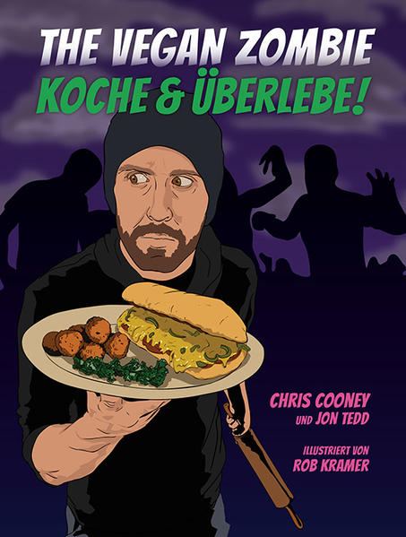 Gegen Vampire hilft Knoblauch, gegen Zombies dieses Kochbuch! Stell dir vor, die Welt, in der du lebst, ist von Zombies bevölkert! Seien es nun körper- oder körnerfressende. Und täglich werden es mehr! Nur mit diesen veganen Rezepten hast du eine Chance, dein Leben auf eine sowohl intelligente wie auch überaus leckere Weise zu retten. In den USA ist die Idee hinter dem Buch der Hit in der Webcommunity! Der Horrorexperte und Filmemacher Chris Cooney verfiel vor einigen Jahren auf die grandiose Idee, in einem eigenen YouTube-Kanal in betont schauriger Atmosphäre mit seinen kulinarischen Visionen und einer Menge Humor gegen all die genauso blutrünstigen wie blutleeren Sedierten um ihn herum anzukochen. Mehr als eine Million Aufrufe auf YouTube, ein erfolgreicher Facebook-Auftritt, Fans, die förmlich um dieses Buch bettelten, und eine durch die Decke gehende Crowdfunding-Aktion waren die Belohnung für Cooneys Little Horrorshow! "The Vegan Zombie" versammelt ein Best-of der Rezepte, vom "Vegan Zomblett" über "Cheesy Zombie Fingers" bis zum "Zombie Free French Toast". Ein verdammt leckeres Survival Kit für den Weg durch den alltäglichen Irrsinn. Eingeleitet von einer 13-seitigen Graphic Novel von Rob Kramer.