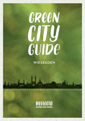 Der Green City Guide präsentiert Wiesbaden von seinen schönsten, grünsten, ökologischsten und fairsten Seiten. Auf fast 200 Seiten führt er zu Einkaufsgelegenheiten, Freizeittipps, zahlreichen Cafés und Restaurants sowie zahlreichen tollen Ausflugsmöglichkeiten. Mit über 200 Einträgen ist der Green City Guide einzigartig und eine unerschöpfliche Informationsquelle für alle, die fair, ökologisch und sozial einkaufen oder selbst aktiv werden möchten. Die vergrößerten Kartenausschnitte vor jedem Kapitel bieten einen Überblick über alle im Bezirk genannten Ziele. Des Weiteren enthält der Stadtführer Gutscheine zum vergünstigten Einkaufen und Ausgehen. Die Empfehlungen geben Neu-, Nicht- und echten Wiesbadenern eine tolle Gelegenheit, die Stadt neu zu entdecken.