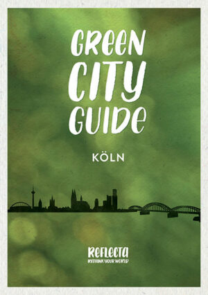 Der Green City Guide präsentiert Köln von seinen schönsten, grünsten, ökologischsten und fairsten Seiten. Auf knapp 200 Seiten stellt er Einkaufsgelegenheiten, Freizeittipps, Cafés und Restaurants sowie tolle Ausflugsmöglichkeiten vor. Tipps, die Vorstellung von Kölner Persönlichkeiten und Initiativen macht den Green City Guide einzigartig. Er stellt eine umfassende Informationsquelle für alle dar, die fair, ökologisch und sozial einkaufen oder selbst aktiv werden möchten. Die Kartenausschnitte zu Beginn eines jeden Kapitels geben Überblick über alle im Bezirk genannten Ziele. Zudem enthält der Stadtführer Gutscheine zum vergünstigten Einkaufen und Ausgehen. Die Empfehlungen geben Neu-, Nicht- und „echten“ Kölnern eine tolle Gelegenheit, die Stadt neu zu entdecken.