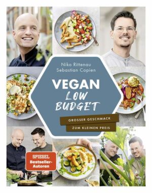 Veganismus muss man sich leisten können und ist ohnehin nur etwas für Besserverdienende, so eine weit verbreitete Annahme. Mitnichten! Die Bestsellerautoren Niko Rittenau und Sebastian Copien zeigen in „Vegan Low Budget“, dass eine vegane Ernährung nicht nur weltweit ein effektiver Lösungsansatz für viele der drängendsten Versorgungsprobleme unserer Zeit sein kann, sondern darüber hinaus bei richtiger Umsetzung für jeden Geldbeutel bezahlbar ist. Der Titel ist dabei Programm: großer Geschmack zum kleinen Preis - nährstoffreich, alltagstauglich und natürlich rein pflanzlich. Dabei werden keine Kompromisse gemacht, denn trotz des günstigen Preises aller Gerichte bleiben Geschmack und Gesundheitsbewusstsein nicht auf der Strecke. Wie in ihrem ersten gemeinsamen Kochbuch ergänzen sich die beiden Autoren auch hier wieder perfekt: Niko Rittenau liefert das theoretische Fundament, um ernährungswissenschaftlich optimierte vegane Ernährungskonzepte zu kreieren, und Sebastian Copien kombiniert dieses Wissen mit Handwerk und Küchentechnik, um leckere und kreative Gerichte zu entwickeln. Diese Kombination zeigt, dass gesunde Küche viel Freude machen kann und dass es viele Wege gibt, um Klassiker auch rein pflanzlich großartig umzusetzen.