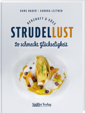 Wir kennen und lieben sie. Strudel sind der Inbegriff kulinarischer Gaumenfreuden, echtes Soulfood für Leib und Seele. Ob herzhaft würzig oder himmlisch süß - Strudel können vieles sein! Dieses Buch überzeugt mit dem gesamten Strudelspektrum: schnelle Genießerstrudel für jeden Tag, leckere Suppenstrudel, feine Gourmetstrudel, traumhaft süße Strudelkreationen und raffiniertes Fingerfood in Form von kleinen Snack-Strudeln, die bei Partys und besonderen Gelegenheiten kulinarisch überzeugen. Fast 80x Strudellust - mit allen klassischen und vielen neuen und innovativen Strudeln. Mit diesem Buch steht dem Strudelglück nichts mehr im Wege. Einfach mal los­legen! -Strudelteige selbst zubereiten - mit diesen Rezep­turen kein Hexenwerk! Auch für Anfänger geeignet! -Empfehlungen für Teige aus dem Tiefkühlfach -Das Einmaleins des Strudelfüllens: So bleiben Strudel in Form und sehen toll aus! -Jede Menge ergänzende Rezeptideen für Pürees, Soßen, Salate und sonstige Beilagen bis hin zu süßen Pestos und neuen Eisrezepten