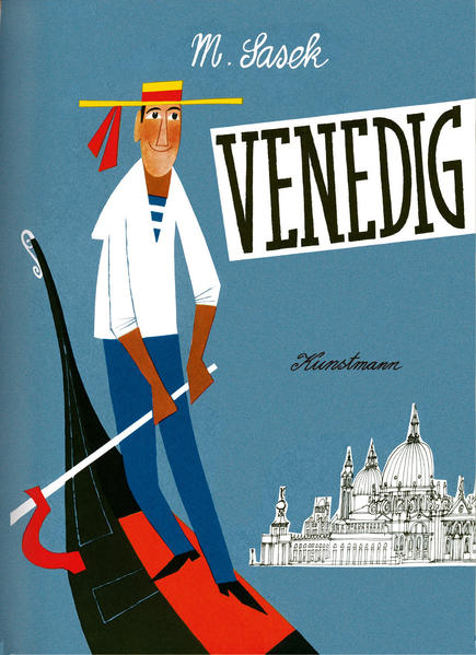 Mit Miroslav Sasek unterwegs in der 'Serenissima': Wir fahren mit der Gondel durch den Canale Grande, bewundern bei strahlendblauem Himmel den Dogenpalast und viele prachtvolle Palazzi, durchstreifen die zahllosen Gassen und Kanäle, spazieren über die Rialtobrücke und erleben die Stadt bei 'acqua alta'. Wir begegnen Postkartenverkäufern und Marktleuten, Gondolieri und natürlich den von Tauben umflatterten Touristen auf dem Markusplatz. 'Alle Städte sind gleich, nur Venedig ist ein bissl anders', wusste schon Friedrich Torbergs Tante Jolesch. Der große Miroslav Sasek liebte Venedig - und mit welcher Begeisterung er durch diese fast unwirklich schöne Stadt spazierte, spiegelt sich auf jeder Seite dieses Buches.