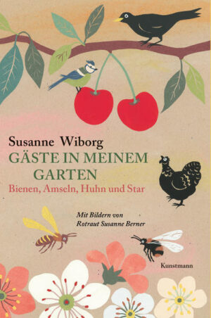 Die Kirschen sind reif, in den Garten kommen die Gäste: Bienen, Amseln, Huhn und Star. Es summt und brummt, blüht und duftet, zwitschert und gackert in den herrlichen Gartenkolumnen, die uns ein eigenes Universum eröffnen. Ab ins Grüne! Was passiert, wenn ein Bienenvolk in den Garten einzieht? Wie kommt der Ilex in den Garten, diese Stechpalme, der heilige Strauch, den Römer, Germanen und Kelten als Beschützer und Glücksbringer, als Symbol des ewigen Lebens verehrten? Welches Rot passt zu Tuscany, dieser alten Rose, die sich über 500 Jahre als Gartenfavoritin gehalten hat, vor allem wegen ihrer Farbe, einem samtigen, tiefen Dunkelrot. Wenn Susanne Wiborg von Pflanzen und von den Tieren erzählt, die ihren Garten bewohnen, dann ist man mittendrin in diesem grünen Paradies, genießt die Krokusse, deren Zwiebeln im Spätherbst mit Hilfe von Hühnern und Hund im Rund um den Kirschbaum eingegraben werden, die Winterlinde mit ihrem zarten Grün, freut sich an dem Samtblau der Clematis. Pflanzen, Bienen, Hühner, Hund - ein Garten, so lebendig geschildert, so kenntnisreich beschrieben, dass man ihn einfach mitnehmen will, nachhause, nachhause!