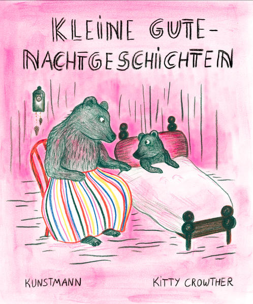 »Erzählst du mir drei Gutenachtgeschichten? Bitte, bitte und nochmal bitte!«, sagt das Bärenkind. »Gleich drei!?«, fragt Mama Bär. »Ja! Ich habe auch dreimal Bitte gesagt.« Zuerst hört das Bärenmädchen die Geschichte von der Nachtwächterin, die sich mit ihrem Gong darum kümmert, dass alle Tiere des Waldes schlafen gehen: Dong, dong! Aber wer sagt eigentlich ihr Bescheid, wenn es Zeit ist, ins Bett zu gehen? In der zweiten Geschichte geht es um die mutige Zora, die mit ihrem Schwert tief in den Wald geht, um die köstlichste Brombeere für ihre Mama zu suchen, und die dort ein fantastisches Abenteuer erlebt. Und in der dritten Geschichte begegnen wir Bo, dem kleinen Mann mit dem großen Mantel, der in einem Eulennest lebt und immer so schwer in den Schlaf findet. Dieses Problem hat das Bärenkind nicht, bald schlummert es selig - Seite an Seite mit seinen drei neuen Freunden aus den zauberbunten Gutenachtgeschichten …