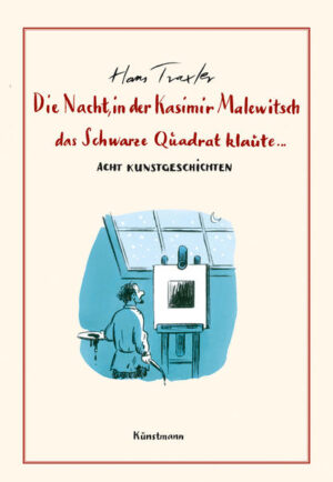 Hans Traxler ist ein Meister der komischen Kunst und ein großer Erzähler, der in diesen acht Kunstgeschichten den Kulturbetrieb auf höchst vergnügliche Weise beleuchtet. Hätte Kasimir Malewitsch sein legendäres Schwarzes Quadrat geschaffen ohne diese heute vollkommen vergessene Gruppe anarchistischer Malschülerinnen an der Kaiserlichen Akademie zu St. Petersburg? Wäre Piet Mondrian zu solchem Ruhm gekommen, hätte eine gute, aber etwas zerstreute Fee ihm nicht ein Kästchen in die Wiege gelegt mit einem Linealchen, einem rechten Winkel, einem Bleistift, vier Pinseln und vier Fläschchen mit den Farben Rot, Blau, Gelb und Schwarz? Und was ist mit dem kunstinteressierten Mann, der anlässlich einer Retrospektive von Niki de Saint Phalle eine Nacht in einer riesenhaften Nana verbringt und danach von einer fleischgewordenen Nana durch halb Europa verfolgt wird? Ist jeder Mensch ein Künstler (Beuys) oder wird jeder Mensch in Zukunft für eine Viertelstunde berühmt sein (Warhol)? Das darf man nach der Lektüre dieser herrlichen Satiren getrost bezweifeln.