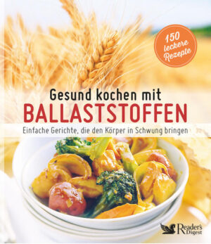 Ballaststoffe senken den Cholesterinspiegel, sorgen für eine ausgewogene Darmflora, vermindern das Risiko von Herzkrankheiten, Krebs und anderen Zivilisationskrankheiten und unterstützen beim Abnehmen. Daher ist es kaum zu glauben, dass die meisten Menschen nur die Hälfte der täglich empfohlenen Menge an Ballaststoffen zu sich nehmen. Doch dieses Kochbuch schafft Abhilfe: Die sättigenden, köstlichen Rezepte zeigen Ihnen, wie Sie schnell und mühelos in jede Mahlzeit Ballaststoffe einbauen können und dadurch Ihre Lebensgeister wecken. Zu jedem Rezept erhalten Sie Informationen über die darin enthaltenen Ballaststoffe. Zusätzlich geben Tabellen und Übersichten Aufschluss darüber, welche Lebensmittel die besten Lieferanten für Ballaststoffe sind