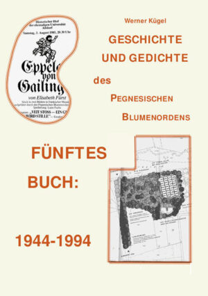 Im fünften und letzten Buch seiner geschichtlichen Übersicht über den Pegnesischen Blumenorden erhellt Werner Kügel anhand ausgewählter Quellen des Ordensarchivs die Phasen dieser ältesten Literaturgesellschaft Deutschlands während der Zeit nach dem 2. Weltkrieg. Differenzen zum Zeitgeist und ärmliche Verborgenheit auf einer Seite, Annäherung an die literarische Moderne und von Zuschüssen ermöglichte Prominenz anläßlich seines 350jährigen Bestehens auf der anderen Seite kennzeichnen den Orden als Spiegel der Nürnberger Gesellschaft. Problematisches auf persönlichem Gebiet kommt auch ins Bild.