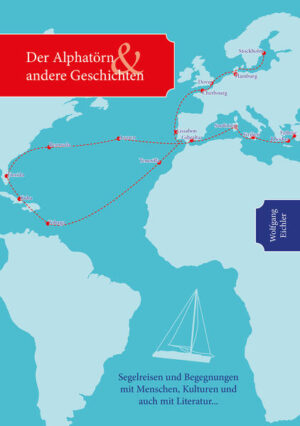 Ein Törn ist eine „Schlingung in der Leine “. Auch das griechische Alpha ist eine solche Schlingung. Die „Umschlingung“ reicht in diesem Buch von Nord- und Ostsee über den Atlantik ins Mittelmeer und große Teile des Pazifiks. Es ist ein Bericht über große Segelreisen mit eindrucksvollen See- und Hafenerlebnissen, mit Segel- und Technikpraxis, mit Navigation, und auch über Sturm und Seenotunterstützung. Das Buch gibt aber auch tiefe Einblicke in fremde, teils exotische Kulturen, in zwischenmenschliches und auch manchmal politisches Geschehen und beschreibt präzise und sensibel Orte, Inseln und Landschaften. Sie können mit dem Lesen überall beginnen, bei Ihren Wunschorten oder für die Planung einer eigenen Reise oder sich irgendwo einfach mitnehmen lassen. Kein Zweifel, Sie werden dann auch den Rest lesen wollen …