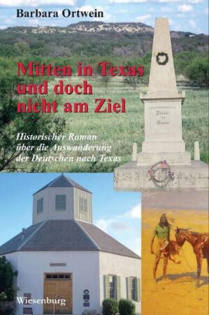 Das texanische Hügelland in den Jahren 1847 - 1865: Auf der Suche nach politischer und persönlicher Freiheit, Selbst - bestimmung und eigenem Land haben sich Tausende von deutschen Siedlern in der Wildnis von Südwesttexas niedergelassen. Unter ihnen befinden sich auch der aus Roda bei Marburg geflohene Karl Engelbach und sein Sohn Johann. Durch harte Arbeit und mit Unterstützung ihrer neuen Freunde, den Komantschen, gelingt es den Engelbachs und ihren Landsleuten aus allen Teilen Deutschlands, in wenigen Jahren blühende Oasen der Zivilisation, der Kultur, des Wohlstands und der Freiheit in den Orten Friedrichsburg, Neu-Braunfels, Börne und Comfort zu schaffen. Doch als der Bürgerkrieg ausbricht, droht alles, wofür die Engelbachs und ihre Nachbarn so hart gekämpft und so viele Entbehrungen er - litten haben, zerstört zu werden, ja, die Texasdeutschen müssen sich die Frage stellen, ob der Preis für ihre Loyalität zur Union nicht zu hoch war. Wird es einen Ausweg aus diesem Dilemma für die Engelbachs und ihre Landsleute geben? ------------ Barbara Ortwein knüpft in diesem spannenden, abenteuerlichen, historischen Roman an ihr erstes Buch „Zwischen den Welten und nie mehr zurück“ an, in dem sie die Engelbachs mit Tausenden ihrer Landsleute auf die Reise nach Texas schickte. In der Fortsetzung „Mitten in Texas und doch nicht am Ziel“ geht es zunächst um die frühen Jahre der Besiedlung des Hügellandes durch die Deutschen, vor allem im heutigen Fredericksburg. Im zweiten Teil des Romans wirft der sich allmählich verschärfende Konflikt zwischen den Nordund Südstaaten seine Schatten auf die Sklaverei ablehnende, unionstreue, deutschstämmige Bevölkerung des Hügellandes. Wieder lässt Barbara Ortwein dank umfangreicher Recherchen sowohl in Texas als auch in Deutschland ihre fiktiven Hauptpersonen mit zahlreichen historischen Personen in den genannten Orten inter - agieren, so dass deren Geschichte mit der fiktiven verwoben wird.