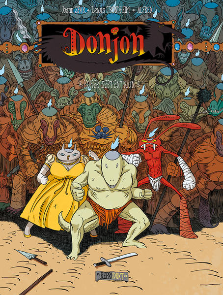 Mit ihrer überbordenden Fantasy- Parodie "Donjon" haben die beiden Franzosen Lewis Trondheim und Joann Sfar, unterstützt von einer Vielzahl illustrer Zeichner, eine der komplexesten und unterhaltsamsten europäischen Comicserien überhaupt geschaffen, die auch in Deutschland viele treue Anhänger hat. "Hoher Septentrion" markiert den Anfang vom Ende des Donjon wie auch der Serie, die mit Band 111 ihren vorläufigen Abschluss findet.