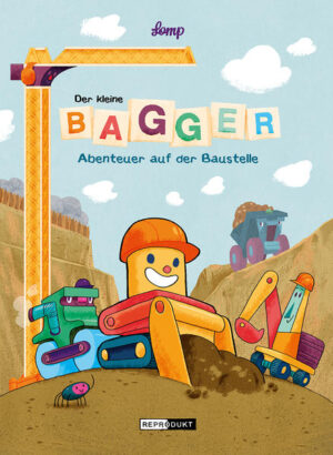 Ganz schön geschäftig geht es zu auf der großen Baustelle. Wie das dröhnt und scheppert, wenn die mächtigen Baufahrzeuge ihre Arbeit verrichten! Der kleine Bagger wu?rde zu gern mitmachen. Aber ist er schon groß genug? Er fasst sich ein Herz, schnappt sich einen Bauhelm und das Abenteuer kann losgehen. Als wenig später ein Unglu?ck passiert, kann der kleine Bagger zeigen, was in ihm steckt. Denn manchmal ist es das Größte, klein zu sein!