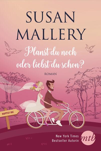 Happily Inc, so heißt die Kleinstadt am Rande der kalifornischen Wüste, in der der Legende nach seit dem 19. Jahrhundert jeder die wahre Liebe findet. Hier wird fast täglich geheiratet, und Weddingplanerin Pallas Saunders übertrifft sich selbst bei den ausgefallensten Hochzeiten. Aber ihr eigenes Liebesglück? Das muss warten, der Job geht vor - das denkt Pallas zumindest, bis sie dem Künstler Nick Mitchell begegnet und der Zauber von Happily Inc auch sie für immer umfängt. »Mallery übertrifft sich selbst mit diesen Protagonisten, die auf dem Weg zum Happy End sowohl für sich gesehen als auch gemeinsam wachsen.« Publishers Weekly »Der erste Teil der Mallery-Serie Happily Inc besticht durch den für die beliebte Autorin typischen Mix aus Humor, Scharfsinn und Kleinstadt-Charme.« Booklist »Die Liebesgeschichte ist süß und sexy, der Stil schnell und leicht … Eine tolle Wochenendlektüre!« Kirkus Reviews »Eine Fülle an tragenden Figuren - Nicks Künstler-Brüder bleiben im Gedächtnis - verleihen dem Plot noch mehr Tiefe, während lebendige Beschreibungen der sehr kreativen Hochzeitspläne und -orte faszinieren … Eine einfallsreiche Heldin, die ihre Berufung findet, und ein fürsorglicher Held, der herausfindet, worauf es ankommt, geben sich in dieser unbeschwerten Geschichte der Liebe hin.« Booklist