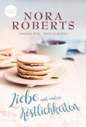 Nora Roberts Ein Kuss zum Dessert Die süße Dessertköchin June ist genau die Richtige für Hotelier Blake. Er würde ihr gerne nicht nur beruflich näherkommen. June zeigt ihm jedoch die kalte Schulter. Wird Blake ein Geheimrezept finden, um sie zu überzeugen? Theresa Hill Zuckersüße Zärtlichkeiten Als der attraktive Tate ihre Küche betritt, bekommt Köchin Amy sofort weiche Knie. Es prickelt gewaltig zwischen ihnen. Was Amy nicht ahnt: Er ist ihr neuer Auftraggeber - und sie soll seine Hochzeit ausrichten! Kate Carlisle Verführerische Julia Wahre Gefühle? Das ist nichts für Cameron Duke. Bis seine Affäre, die schöne Bäckerin Julia, plötzlich ein Kind von ihm erwartet. Er will für seinen Sohn da sein und nimmt sie zur Frau. Kann aus der Zweckehe Liebe werden?