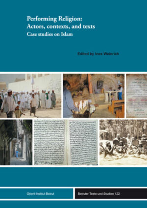 "Performing Religion" investigates the relationship between texts, actors, and contexts in the study of Islam. Research in Islamic Studies to date has taken texts primarily as a medium of information. This volume emphasizes the material quality of texts, both written and oral. It focuses on the sound and rhythm of their performance, on nonverbal elements, and practices of framing and embedding. "Performing Religion" also looks at the interpretation of religious practices not based on lengthy textual foundations but which nevertheless constitute an important part of believers' lives. The assembled case studies encompass contemporary as well as historic perspectives and include examples from Andalusia, Egypt, Italy, Greater Syria, Turkey, Central Asia, Yemen, Iran, and India. Part I explores objects, actions, and notions in the context of the acquisition of blessing ("baraka"). Part II asks how believers use, alter, and publically enact texts in ritual settings and what kinds of performance are inscribed into the text. Part III analyses the negotiation of meanings, aesthetics, and identity which occurs in new and often transcultural contexts. Rather than viewing texts as a repository of ideas, the present volume accentuates their ritual functions and the aesthetic experiences they provide.